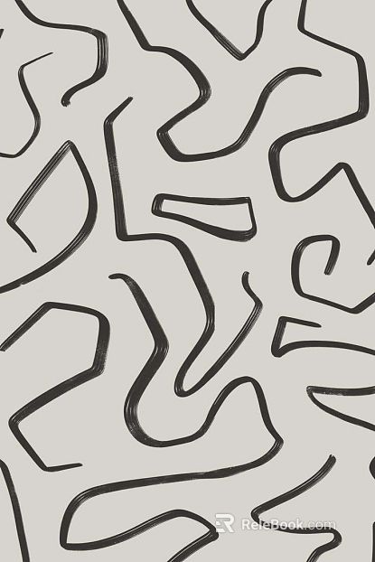 Modern Wind Rice Black Abstract Pattern Wallpaper texture