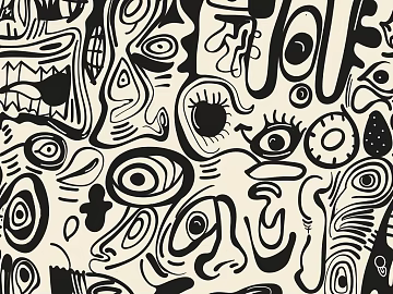 Patterned wall fabric, patterned wallpaper, cartoon wallpaper, cartoon wall fabric, wall fabric, wallpaper, wallcovering texture (ID:ffaeh057846)