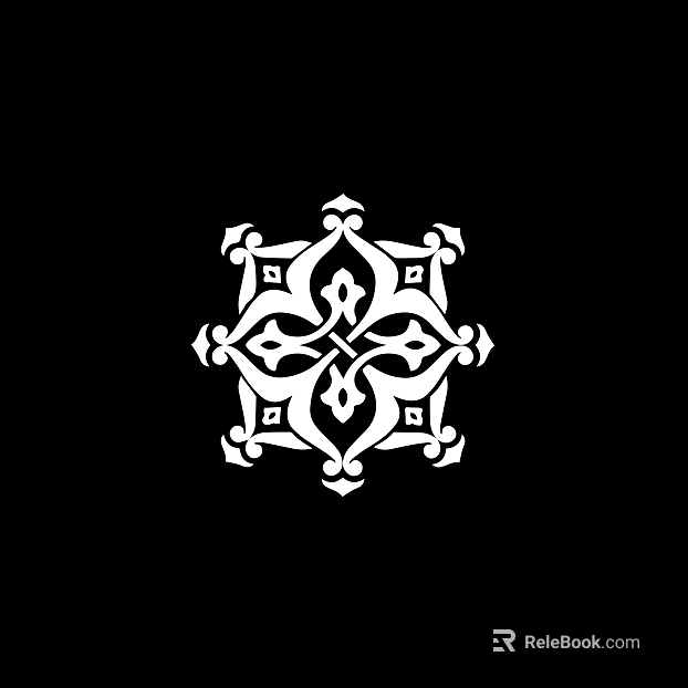 Black and white mask pattern texture pattern graphics carved graphics texture