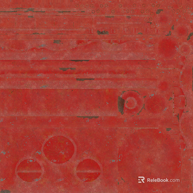 Red industrial wind old sheet metal texture