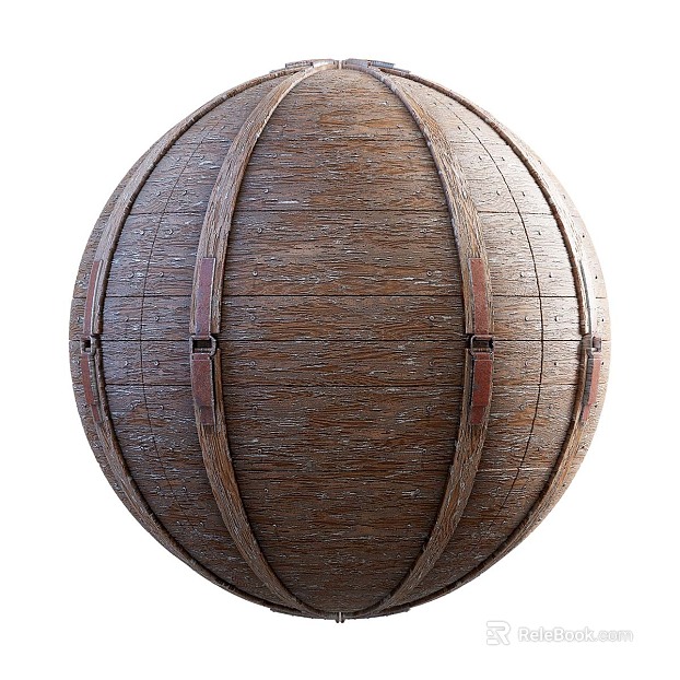 Wooden case PBR texture