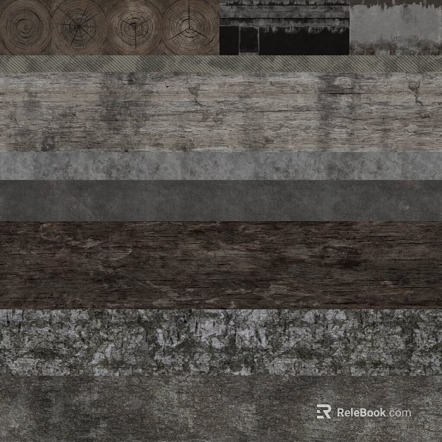 Dark gray old wood wall decoration board texture