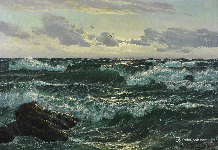 Oil painting texture