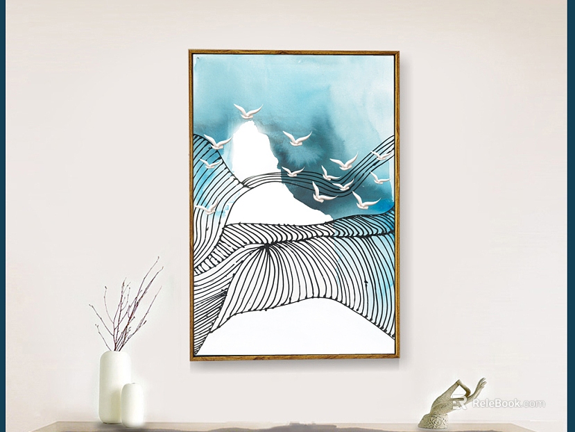 three-dimensional physical painting texture