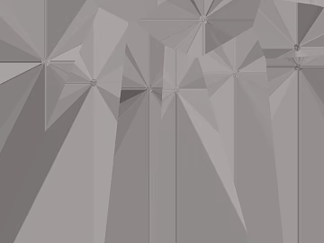 Light gray geometric art glass 3d model