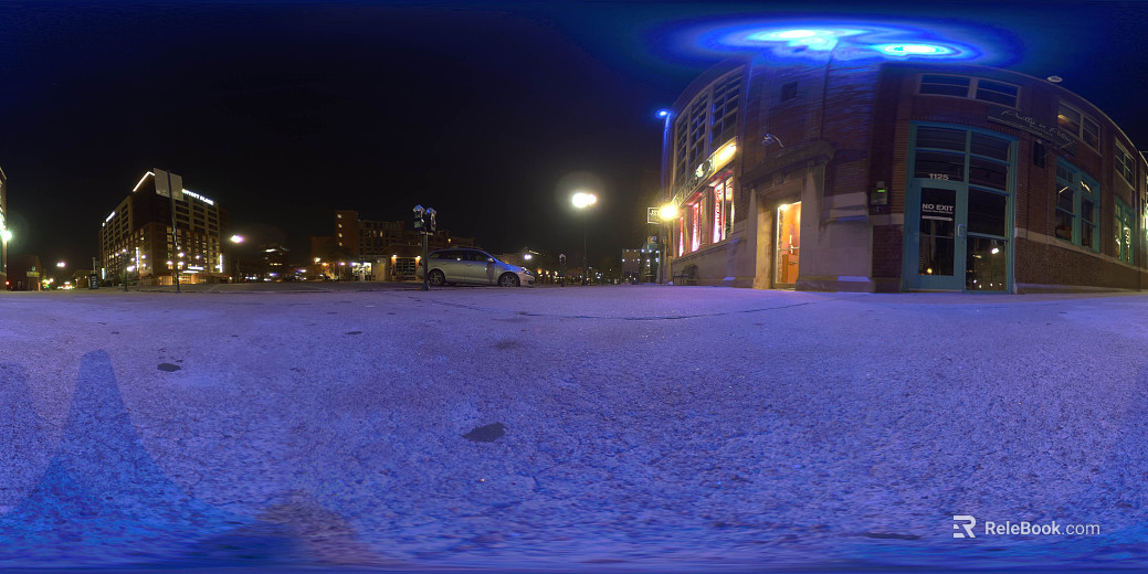 City Commercial Street HDR texture
