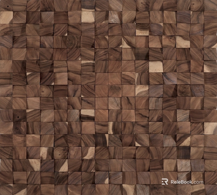 wood grain mosaic texture