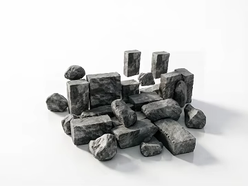 Dark gray rock landscape landscaping stone texture (ID:ffaeh428464)
