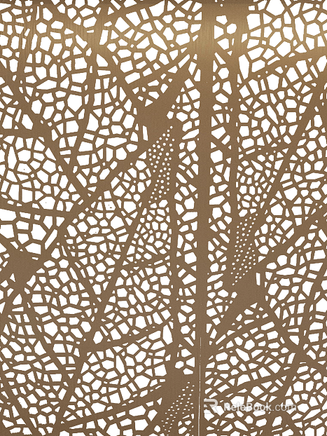 Rose Gold Punched Aluminum Plate texture