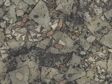Ash rice broken gravel outdoor ground texture (ID:ffaeh813889)