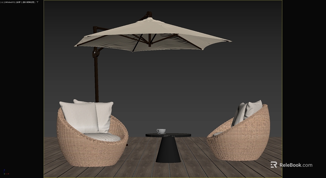 Quiet Wind Light Brown Woven Rattan Chair for Outdoor Leisure texture