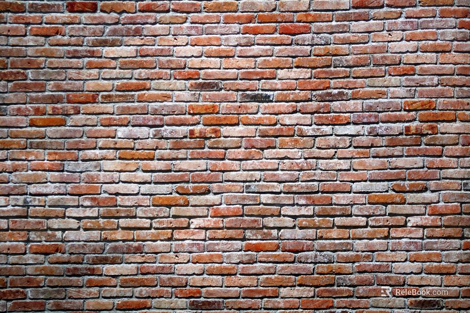 neat wall brick post-war wind red brick cement wall texture