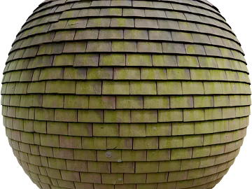 Roof tile PBR 3d model