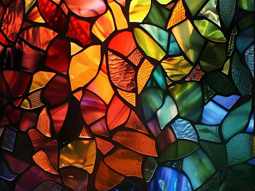 Stained Glass Art Glass Ice Crack Glass texture (ID:ffach958073)