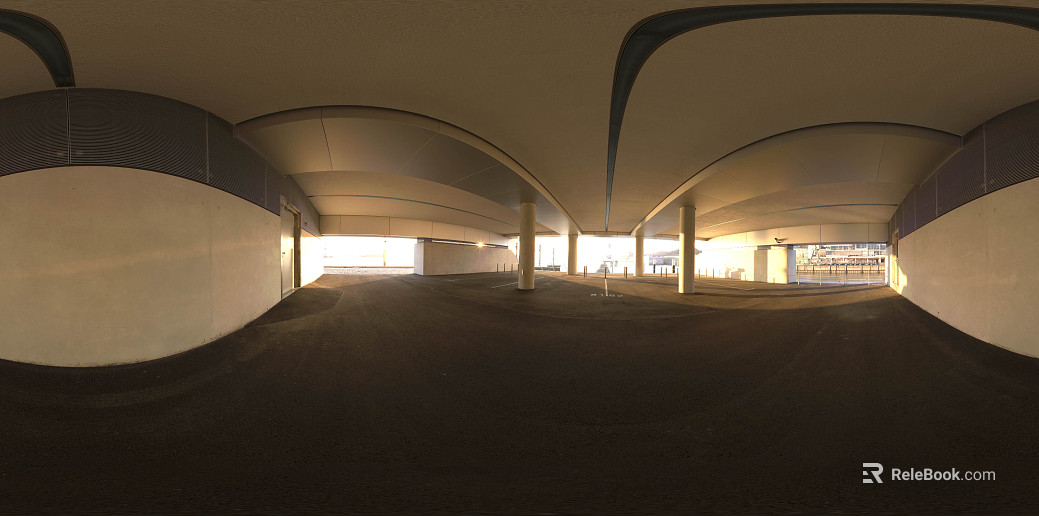 Indoor Bridge Under Daytime HDR texture