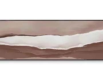 Silent Wind Brown White Abstract Painting Bedroom Hanging Painting texture (ID:ffaeh517336)