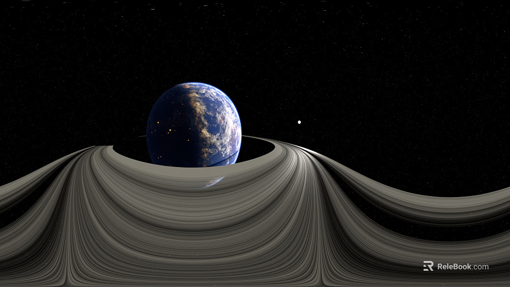 Sci-fi Planet HDR texture