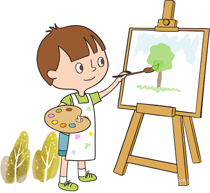 cartoon painting texture