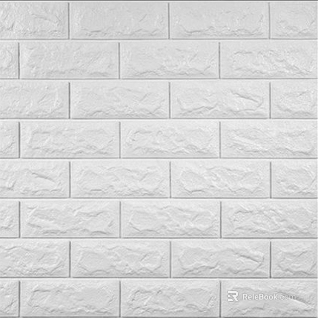 Brick wall exterior wall white square brick texture