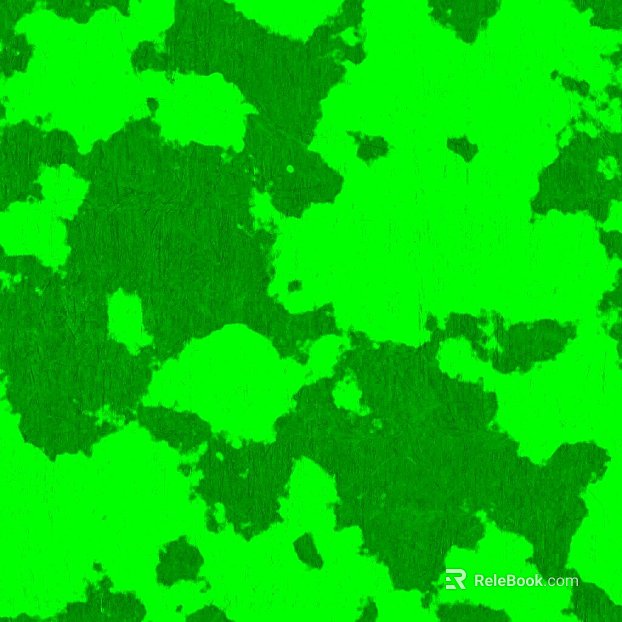 Fluorescent Green Camouflage Cloth Decorative Fabric texture