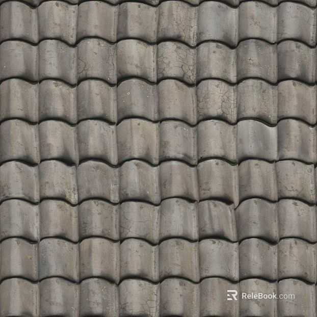 Taupe Antique Roof Tiles texture