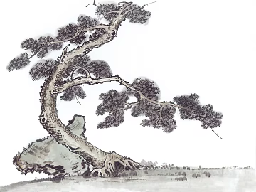 Ancient Tree Decorative Painting texture (ID:ffabf2821)