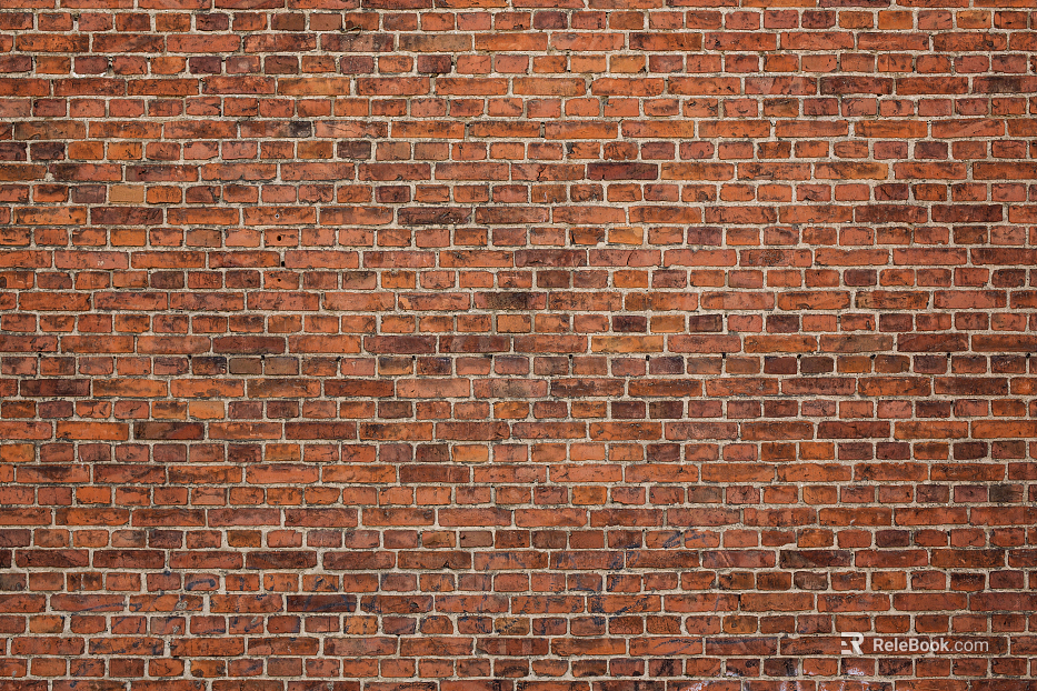 Brick wall Post-war wind red brick cement wall texture