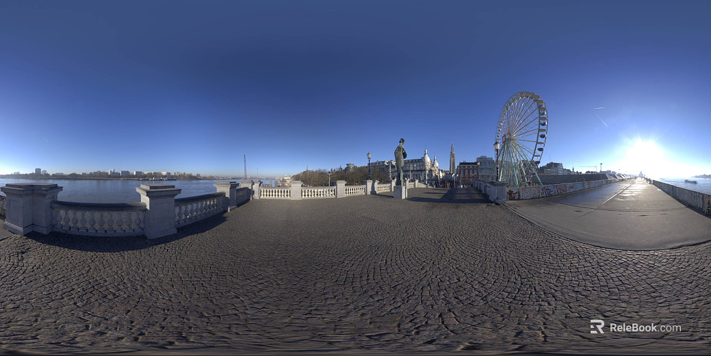 City Square Day HDR Map texture