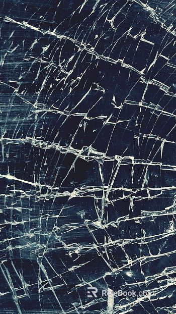 Broken glass texture