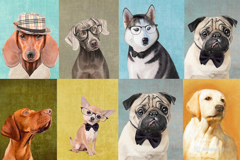 Animal painting texture
