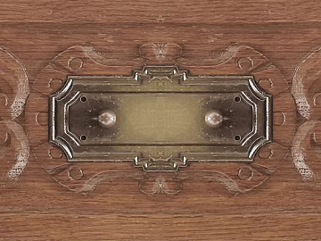Dark Brown Vintage Wood Carved Cabinet Door Decoration texture (ID:ffaeh697026)