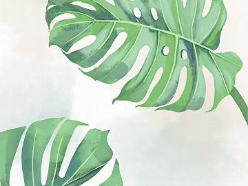 Plant painting texture (ID:ffaeg66934)