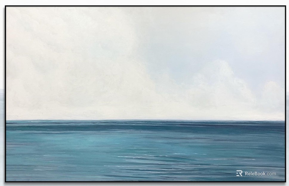 Landscape painting texture