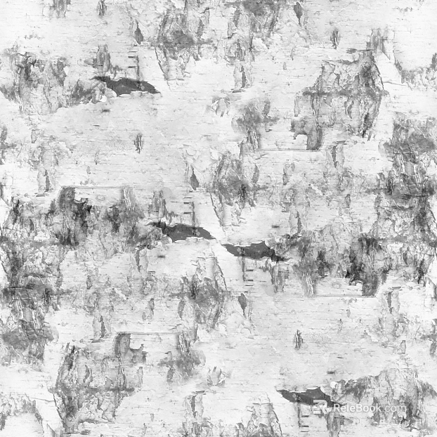 Light gray birch bark wall decoration texture