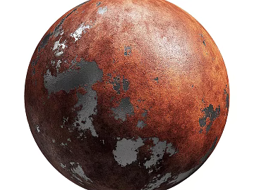 Rusted Metal PBR texture (ID:ffach995024)