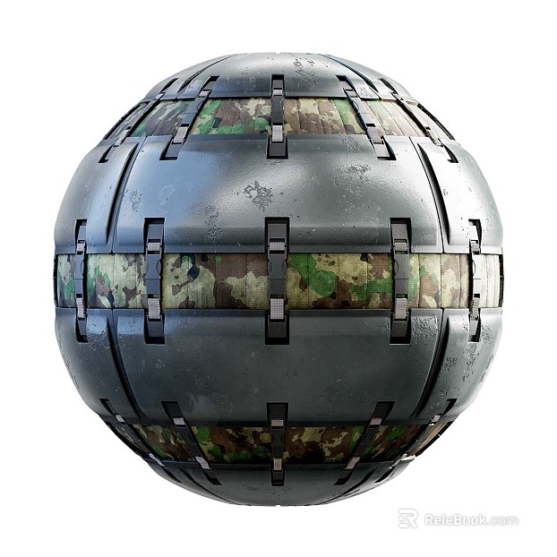 Armor plate PBR texture