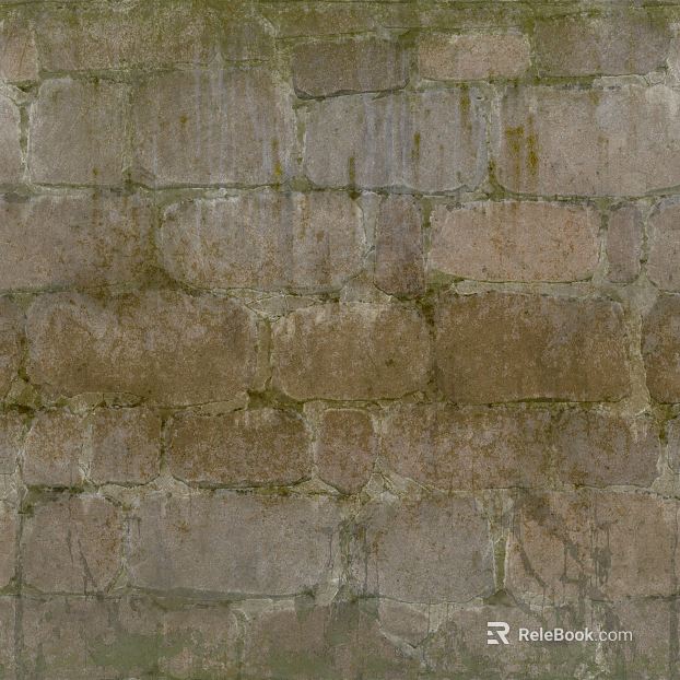 Taupe rubble exterior wall tiles texture