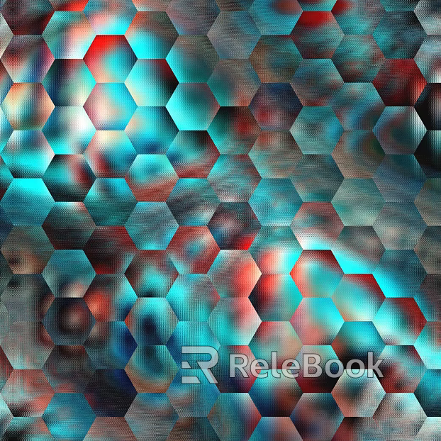 metal mosaic texture