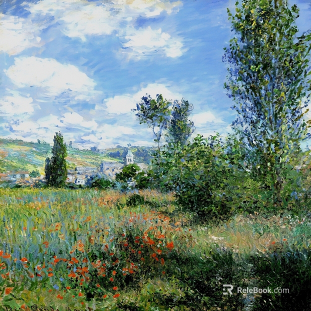 Oil painting texture