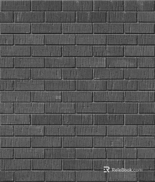 Brick wall black sesame staggered seam brick seamless texture