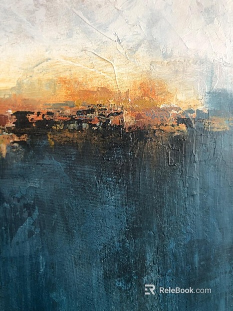 Modern Style Art Abstract Painting texture