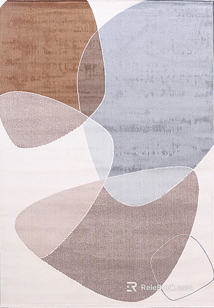 geometric color block carpet texture