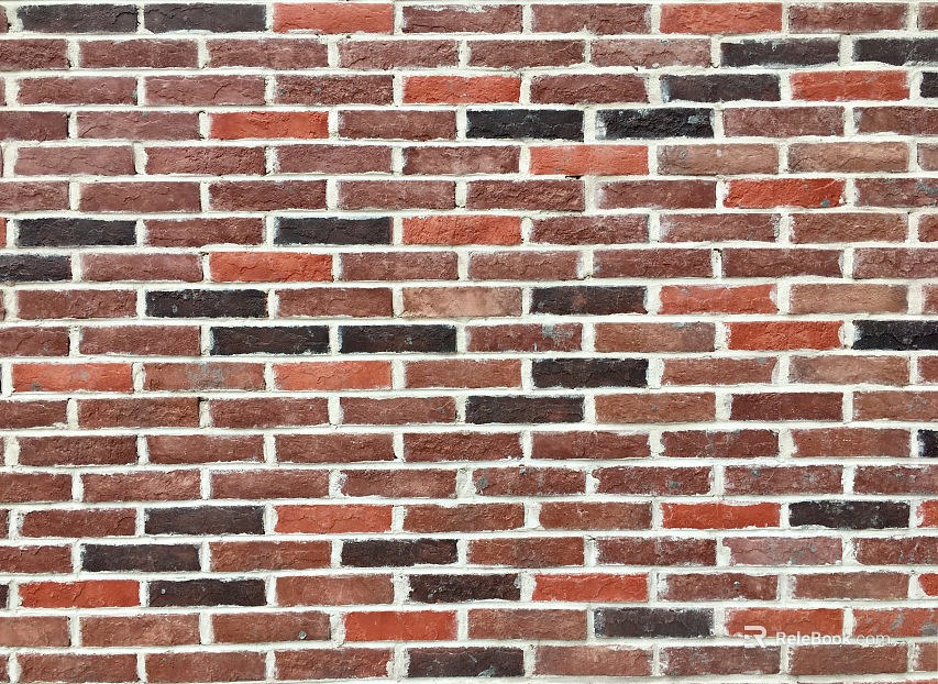 red brick exterior wall texture