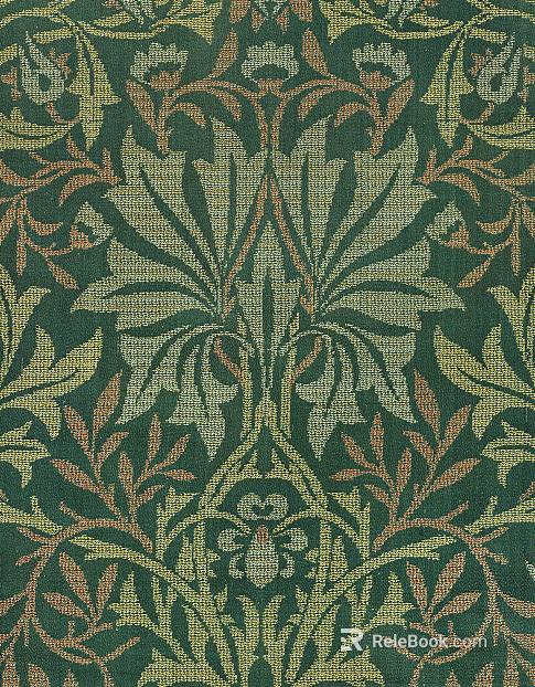 Wallpaper decorative pattern floral cloth pattern texture