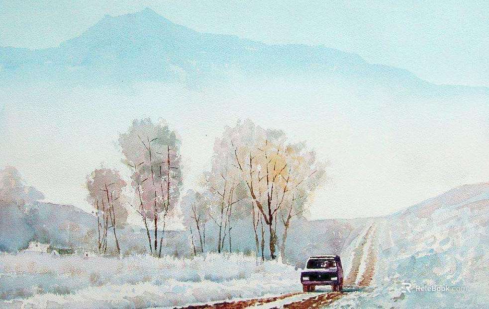 landscape painting texture