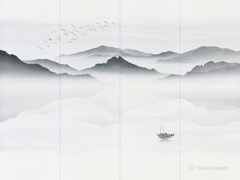 landscape painting texture