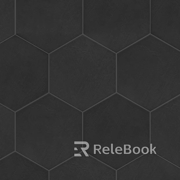 Hexagonal Brick Solid Color Hexagonal Brick texture