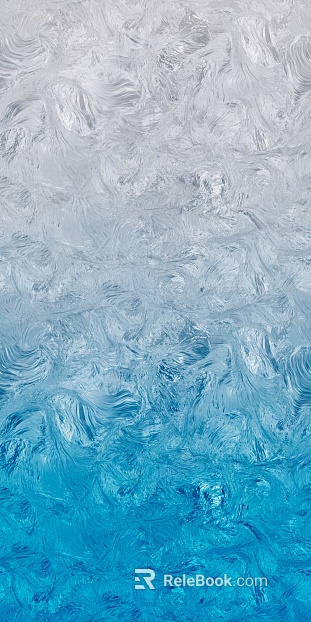 Blue and white gradient art glass decorative wall texture