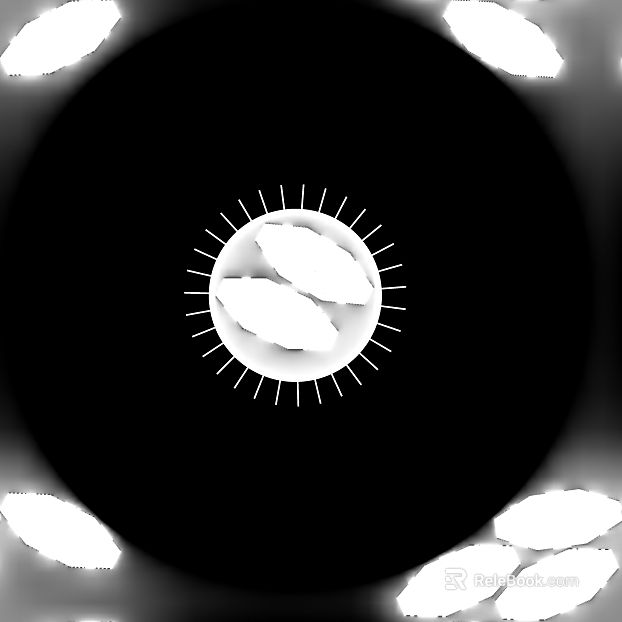 Black and White Abstract Bump Decorative Pattern texture