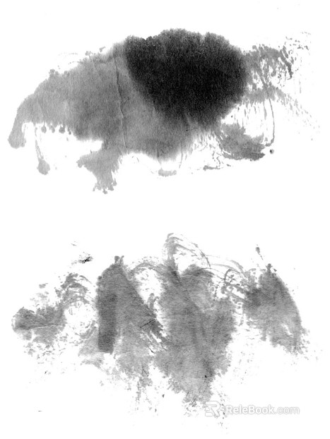 Ink and wash texture